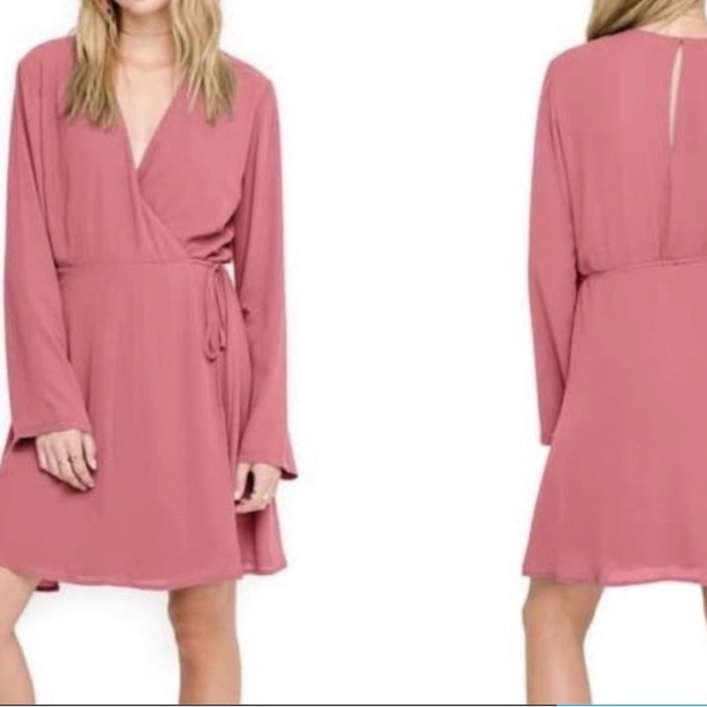 Mauve Wrap Dress